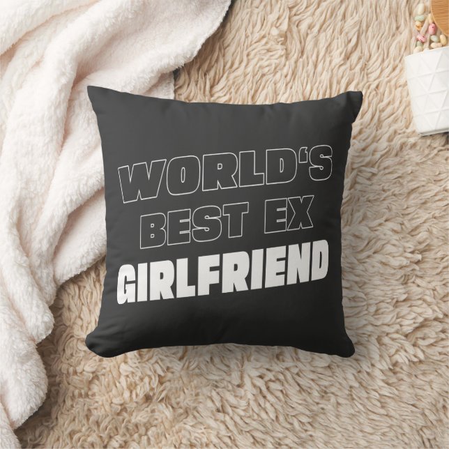 Best Ex Vriendin ter wereld - Funny gezegde - Gift Kussen (Deken)