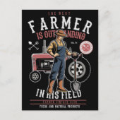 Best Farmer Mancave Briefkaart (Voorkant)