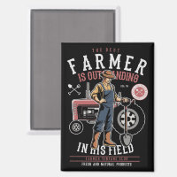 Best Farmer  Mancave Briefkaart