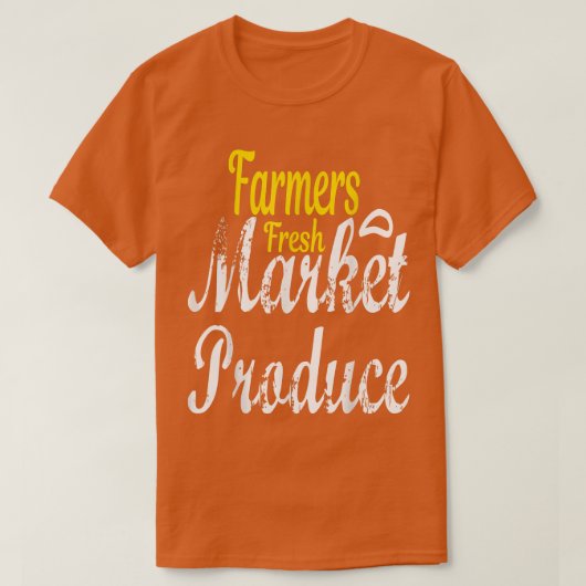 Best Farmers Organic Market T-Shirt (Design devant)