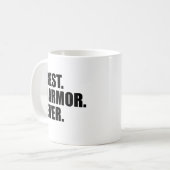 Best Farmor Ever Zweedse grootmoeder Koffiemok (Voorkant links)