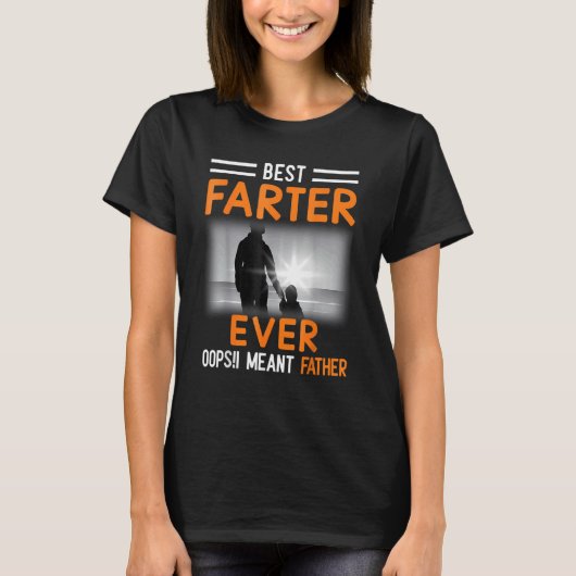 Best Farter Ever Oops I Meent Vader 3 T-shirt (Voorkant)