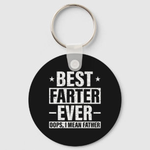 Best Farter Ever Oops Ik bedoel Father Fart Retro Sleutelhanger