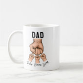 Best Father Ever Mug – Personalized Father’s Day (Gauche)