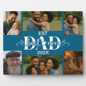 Best Father Ever – Personalized Photo Collage  Fotoplaat (Voorkant)