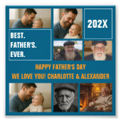 Best Father Ever Photo Collage and Custom Text (Devant)