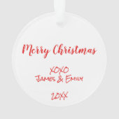 Best Father in Law Foto Ornament (achterkant)