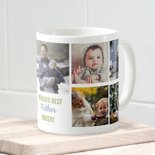 Best Father Instagram Photo Collage Name Koffiemok