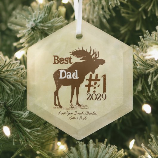 Best Father Moose Award - Ornamenten (Insitu)