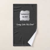 Best Father’s Day Gift, Long Live My Dad (Serviette à main)