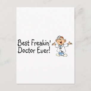 Best Feakin Doctor Ever Briefkaart