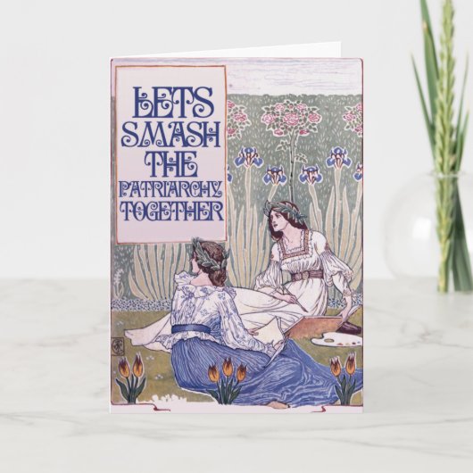 Best Feminist Friend Kaart (Voorkant)