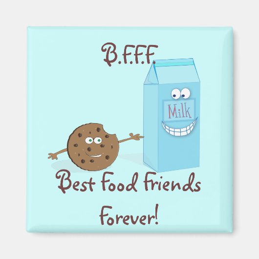 Best Food Friends Forever Magnet (Devant)
