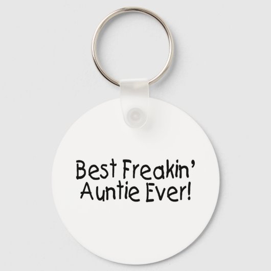 Best Freakin Auntie Ever 2 Sleutelhanger (Voorkant)