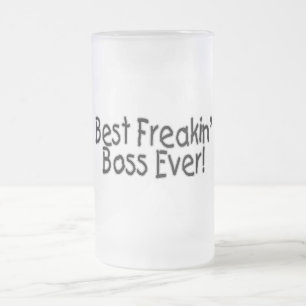 Best Freakin Boss Ever Matglas Bierpul