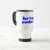 Best Freakin Grandpa Ever Blue Reisbeker (Voorkant links)