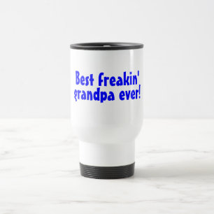 Best Freakin Grandpa Ever Blue Reisbeker