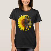 Best Freakin' tante Godmoeder Ever Sunflower T-shirt (Voorkant)