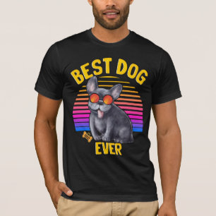Best French Bulldog Dog Ever Retro T-shirt