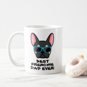 Best Frenchie Dad Vaderdag Black Tan Frenchie Koffiemok