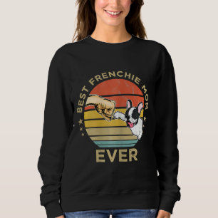 Best Frenchie Mam ooit Retro French Bulldo Trui