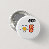 Best Friend Bacon and Eggs Ronde Button 3,2 Cm (Voorkant /achterkant)