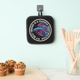 Best Friend Blue Red Betta Fish Pannenlap