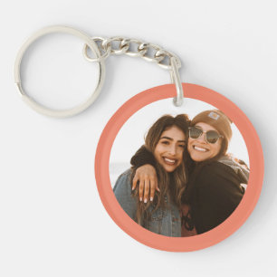 Best Friend Custom Photo Creëer, je eigen sinaasap Sleutelhanger