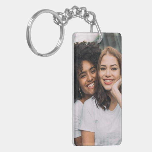 Best Friend Custom Photo Creëer je eigen Sleutelhanger (Voorkant Links)