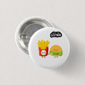 Best Friend Cute Food Ronde Button 3,2 Cm (Voorkant /achterkant)