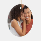 Best Friend Definition kerstfoto Keramisch Ornament (Rechts)