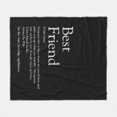 Best Friend Definition Specialized Fleece Deken (Voorkant (Horizontaal))