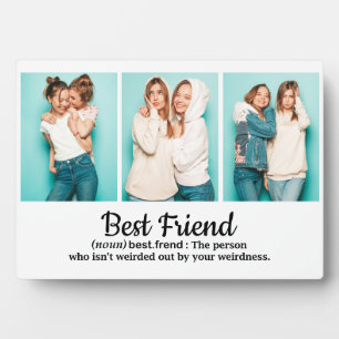 Best Friend Dictionary Typografie Drie Foto Fotoplaat