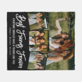 Best Friend Forever Foto Collage Fleece Blanket (Voorkant (Horizontaal))
