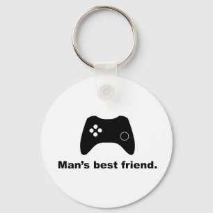 Best Friend Funny Gamer Sleutelhanger van man