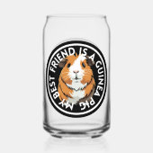 Best Friend Guinea Pig Blikvorm Glas (Voorkant)