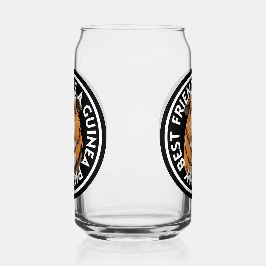 Best Friend Guinea Pig Blikvorm Glas (Rechts)