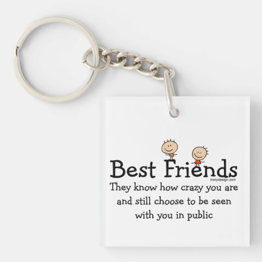 Best Friend Knows Sleutelhanger (voorkant)