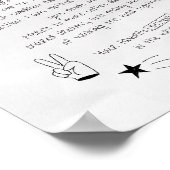 Best Friend Letter Poster (Hoek)