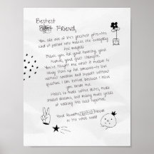 Best Friend Letter