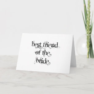 Best Friend of the Bride Kaart