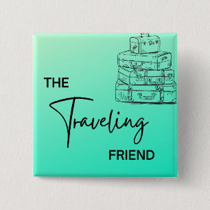 Best Friend Pins Vierkante Button 5,1 Cm