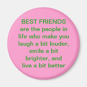 Best Friend Quote Magnet Magneet