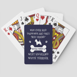 Best Friend West Highland Terrier Pokerkaarten