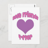Best Friends 4 ooit Briefkaart (Voorkant / Achterkant)