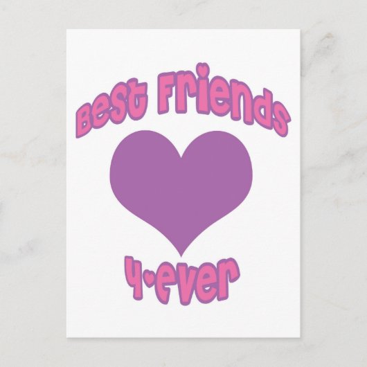 Best Friends 4 ooit Briefkaart (Voorkant)