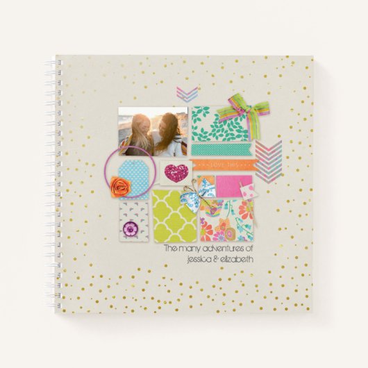 Best Friends Adventures Scrapbook Keepsaké Journal (Devant)