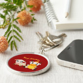 Best Friends Animal Sleutelhanger (Zijkant)