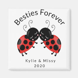 Best Friends Besties voor eeuwig Lady Bug koelkast Magneet