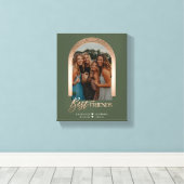 Best Friends BFF Elegant Arch Lijst Photo Keepomwi Canvas Afdruk (Insitu (Houten vloer))